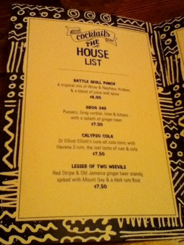 Cocktails at The Rum Kitchen