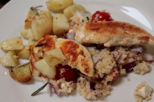 Griddled Chicken & Quinoa Greek Salad