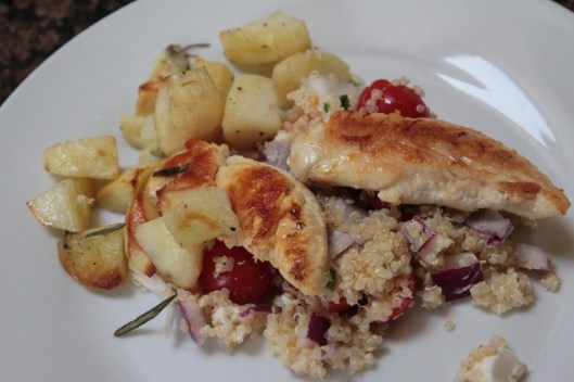 Griddled Chicken & Quinoa Greek Salad