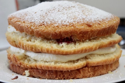 Raspberry Layered Cake