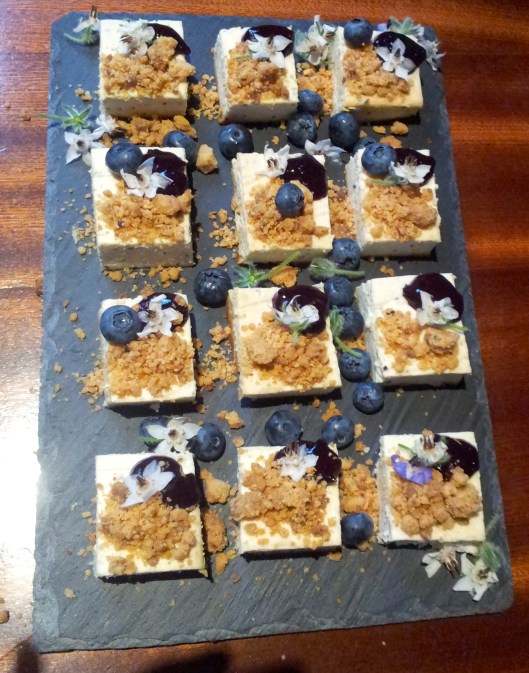 Passion fruit cheesecakes