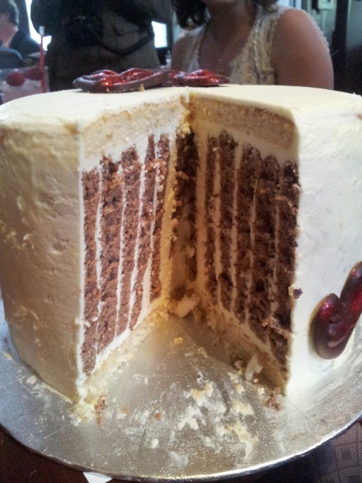 Beautiful layered cake