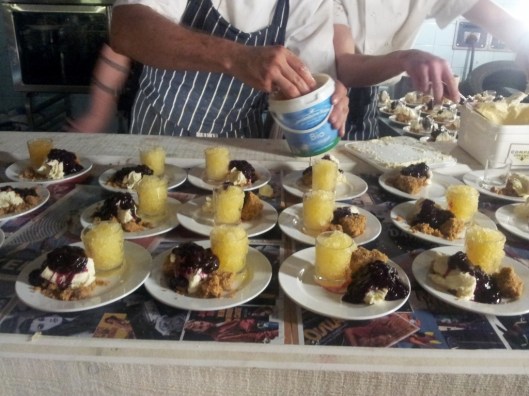 Blueberry cheesecake