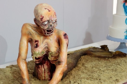 Zombie mermaid cake