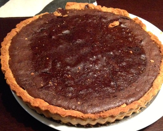 salted caramel chocolate tart