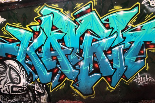 Graffiti Train Wreckage Whistler