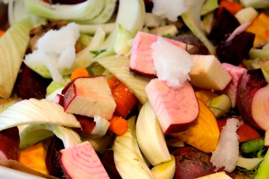 Roasted Veg and coconut oil