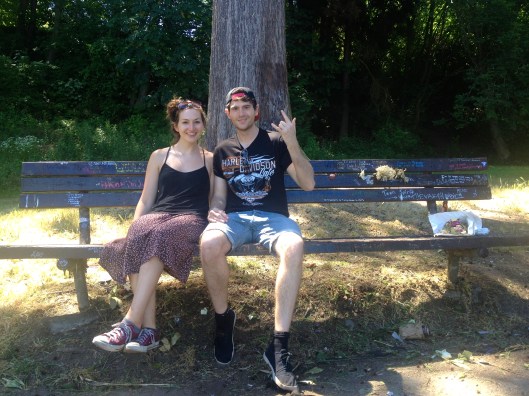 Bench next to Kurt Cobain's house