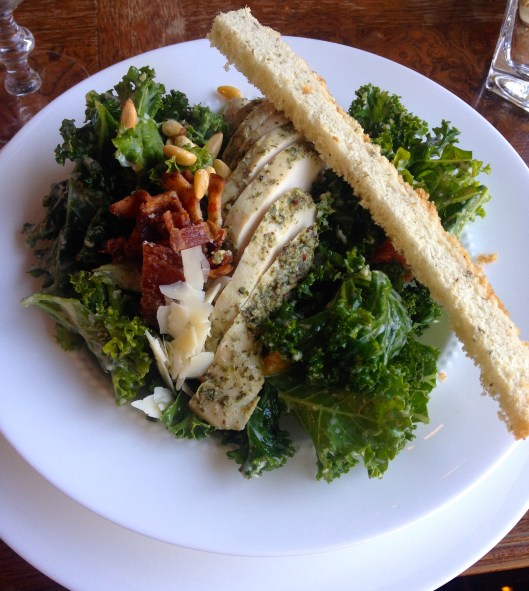 Kale Chicken Caesar Salad Neverland